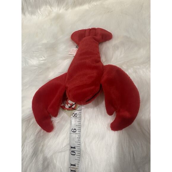 New vintage TY Beanie Babies "Pinchers" The Lobster 1993 Plush Toy - Picture 3 of 4